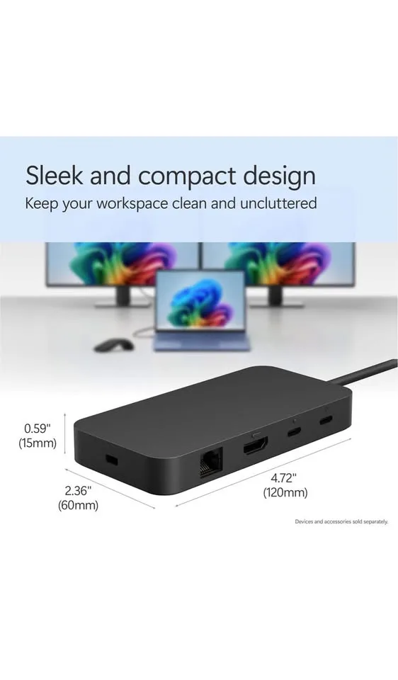 Microsoft Surface Expansion Dock – USB-C Hub image indicator(8)