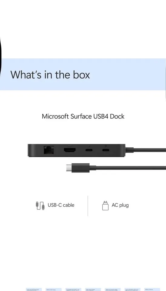 Microsoft Surface Expansion Dock – USB-C Hub image indicator(10)
