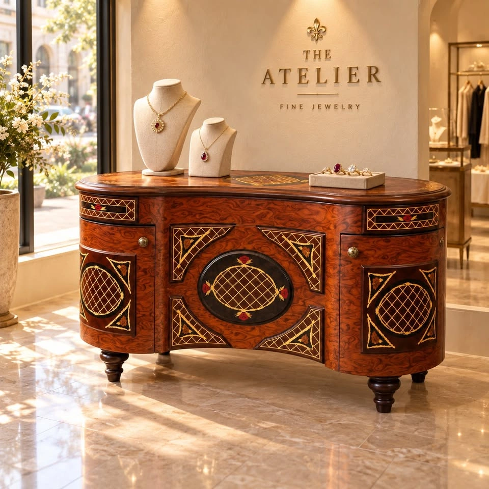 Brand New Handcrafted Real Wood Console - photo 3