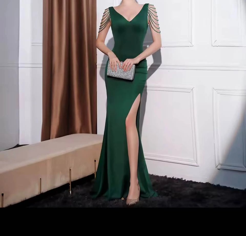 Green Evening Gown - photo 3