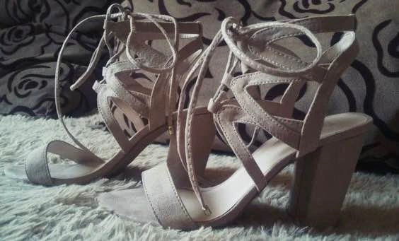 Tan Strappy Heels - photo 2