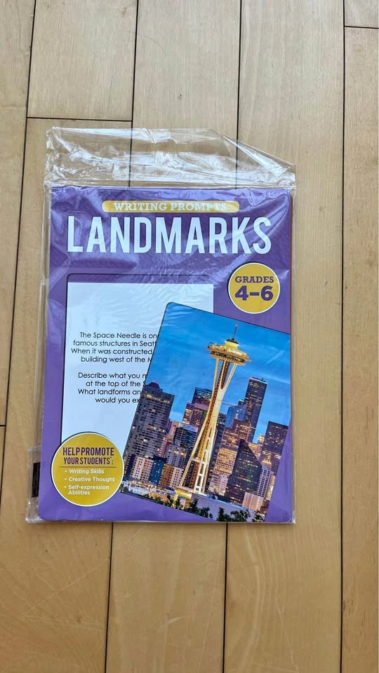 Educational activity Writing Prompts: Landmarks Grades 4–6