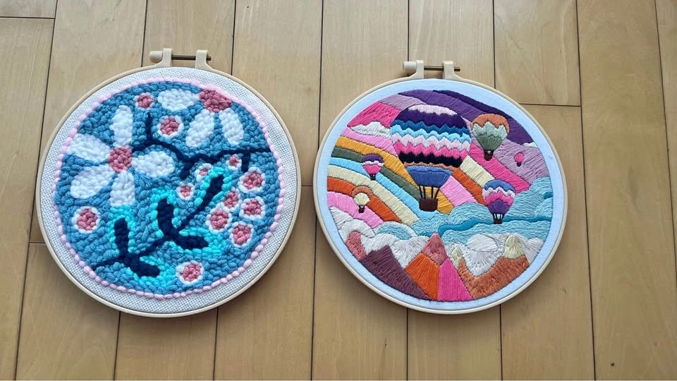 Handmade Embroidery Hoop Wall Decor