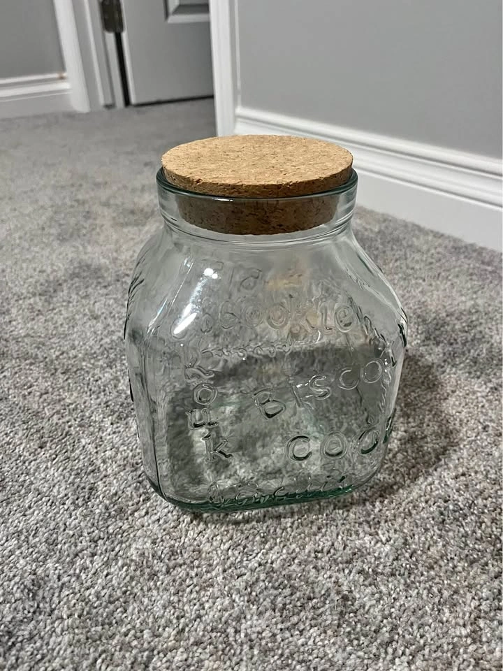 Glass Cookie Jar