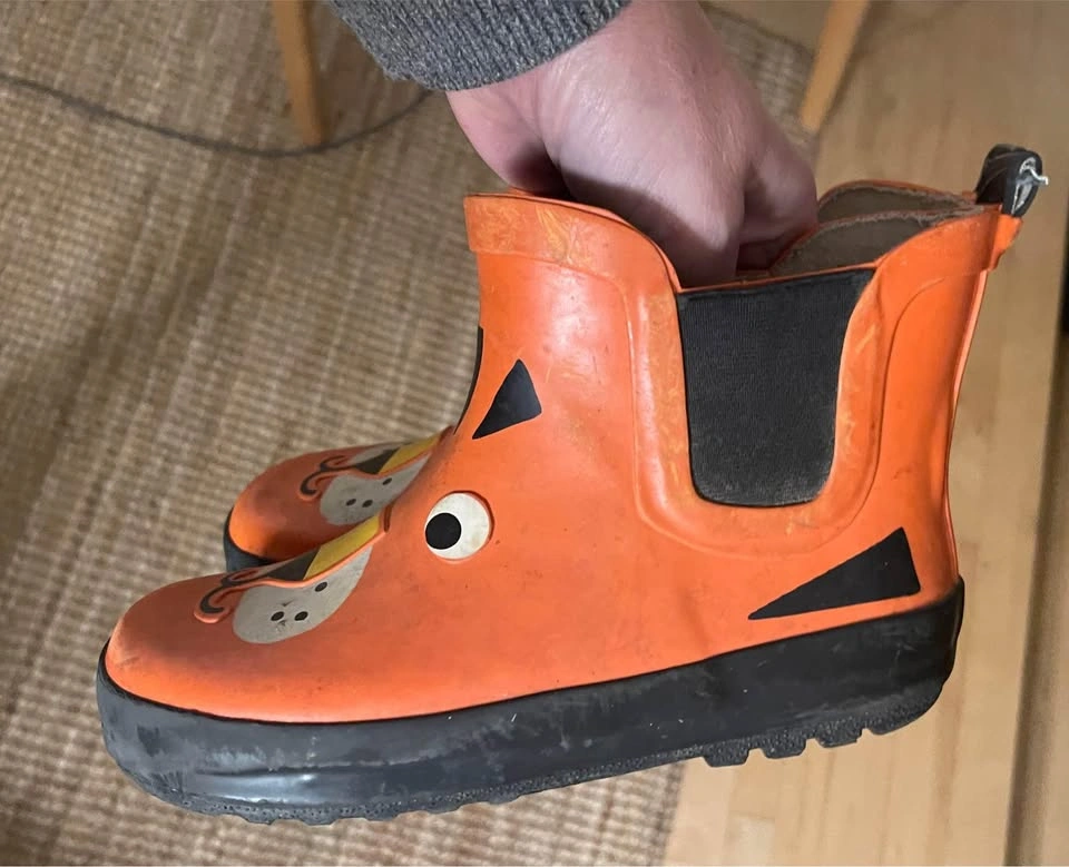 Tiger rubber boots, kids size 12 - photo 4
