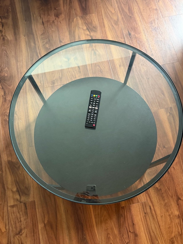 Round Glass Coffee Table