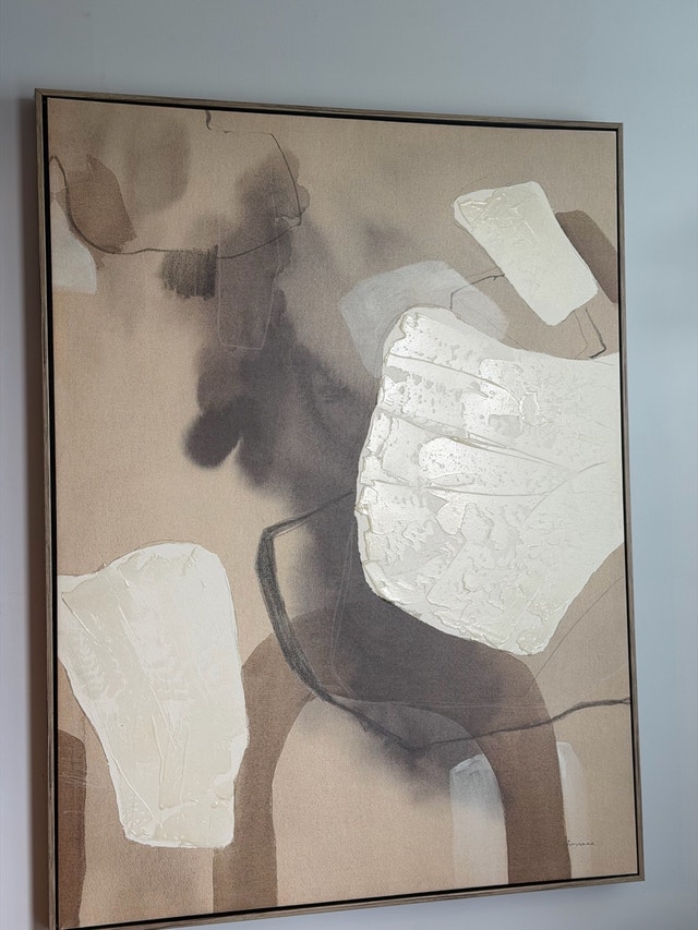 Set of 2 Large Abstract Canvas Wall Art - photo 3