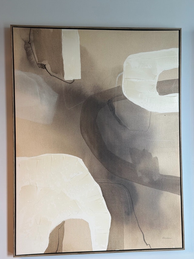 Set of 2 Large Abstract Canvas Wall Art - photo 4
