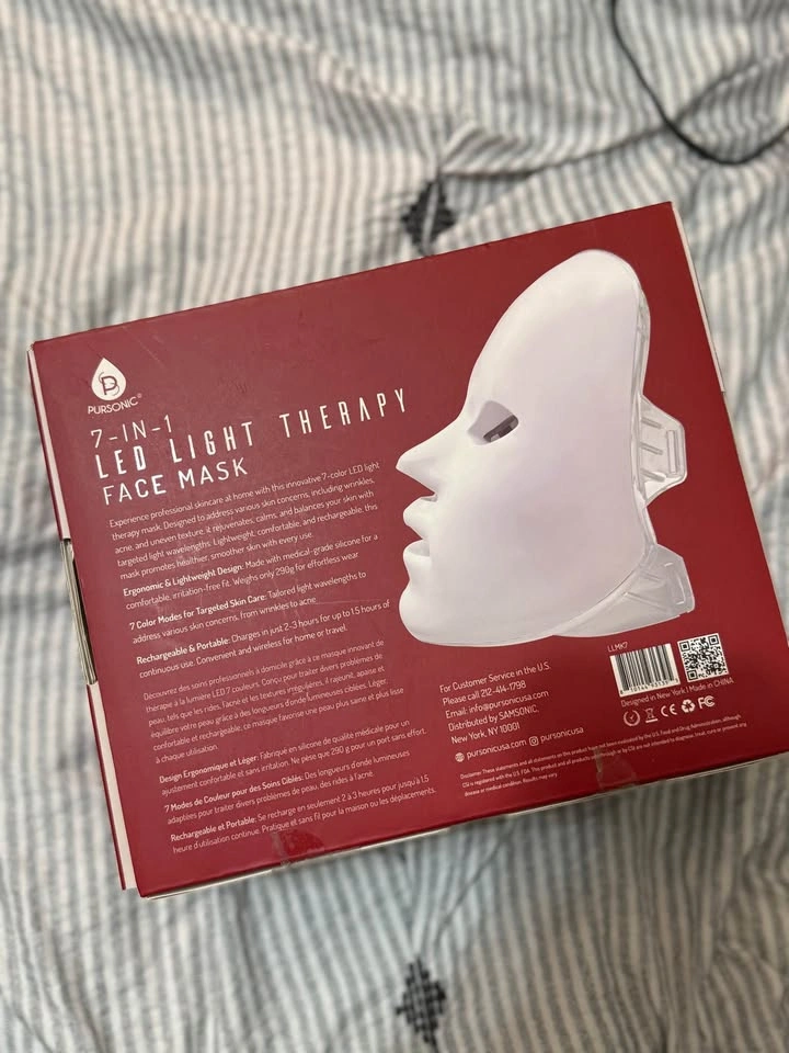 Pursonic 7-in-1 LED Light Therapy Face Mask - photo 5