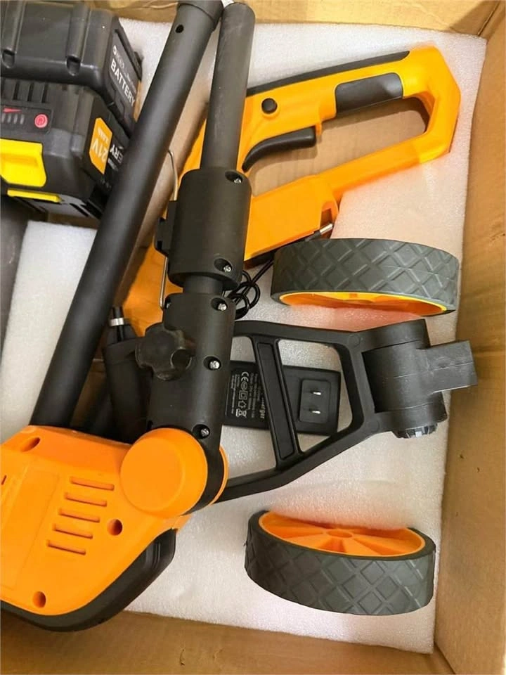 12" Brushless Cordless Weed Wacker w/ Wheels – 800W, 6000mAh - photo 5