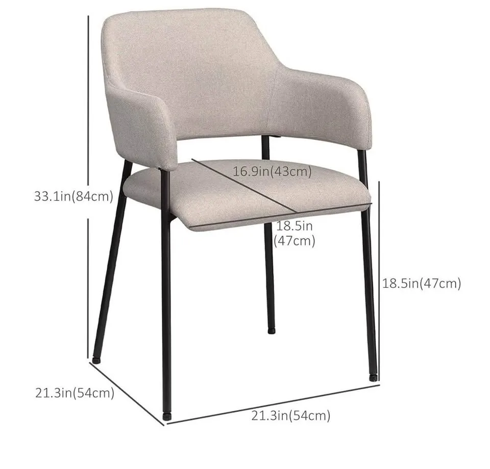 Modern Dining Chairs Set of 2 image indicator(2)