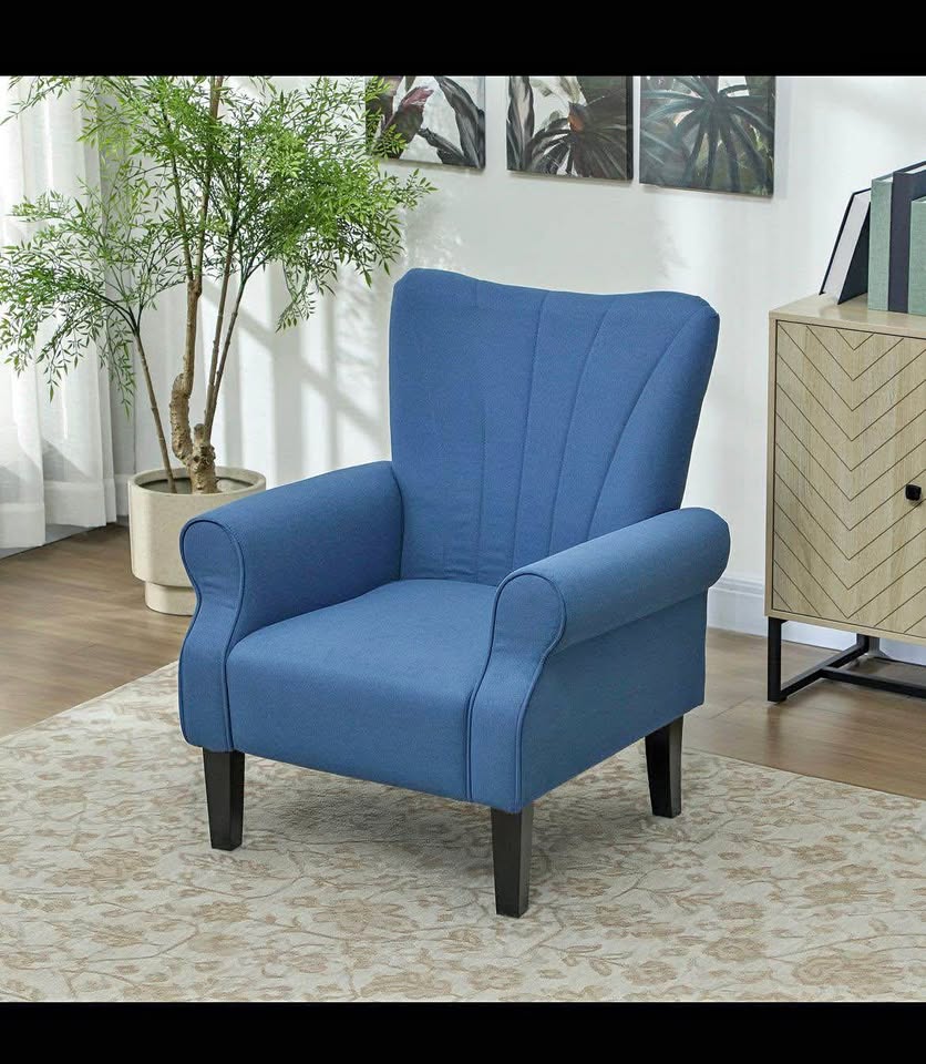 HOMCOM Fabric Accent Chair