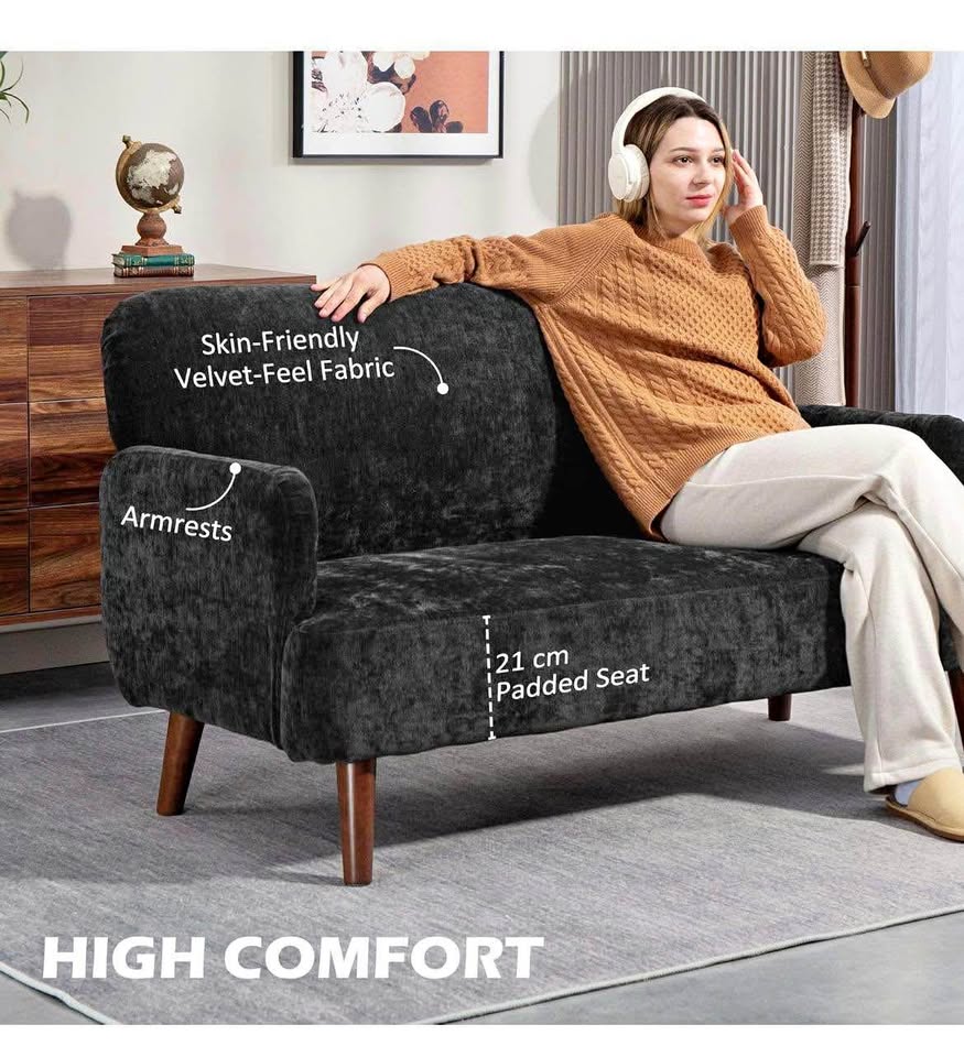 New Velvet Loveseat – Elegant & Compact Seating