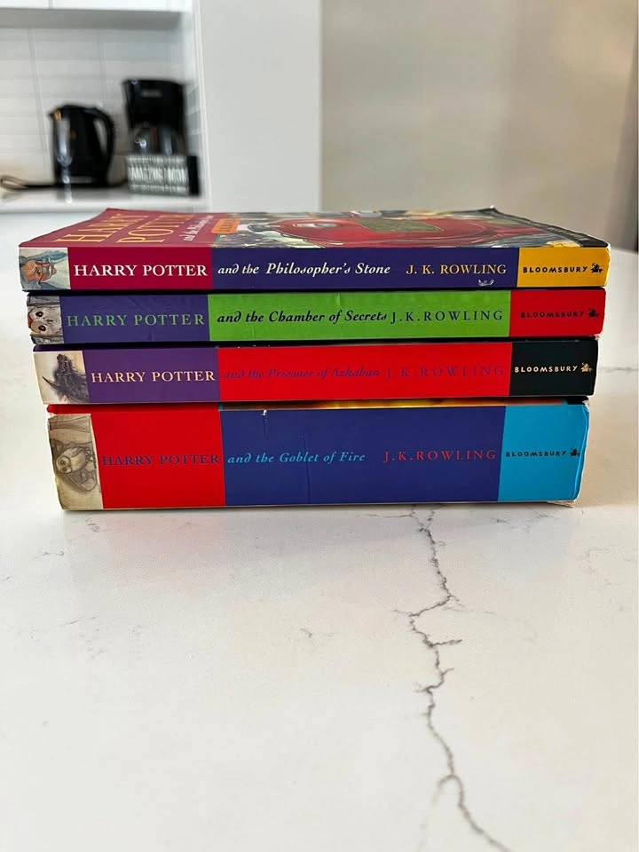 Harry Potter Bloomsbury Prints books 1-4
