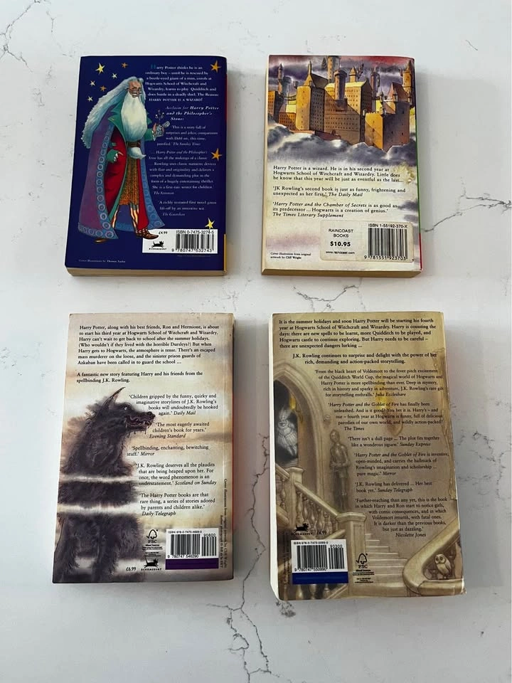 Harry Potter Bloomsbury Prints books 1-4 - photo 3