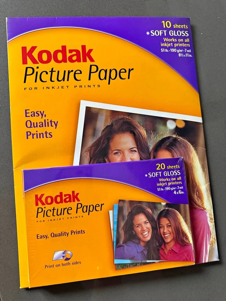 Kodak Picture Paper for 8.5x11 and 4x6 pictures