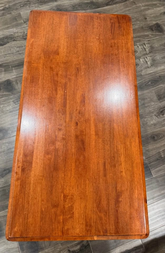 Wooden coffee table with 2 end tables - photo 2