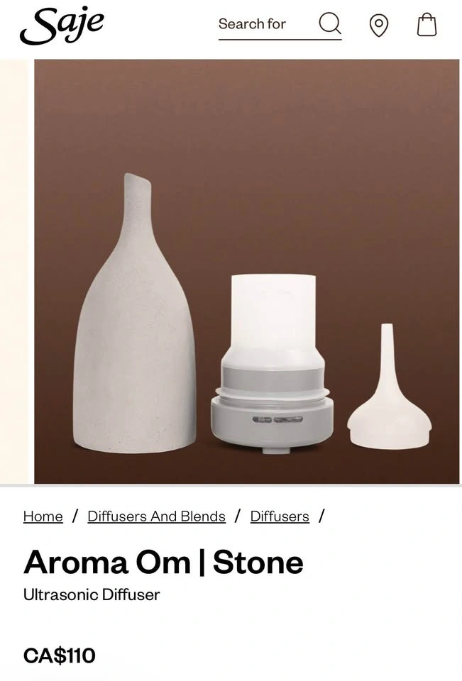 Saje Aroma Om & Breeze Diffusers Black - photo 4