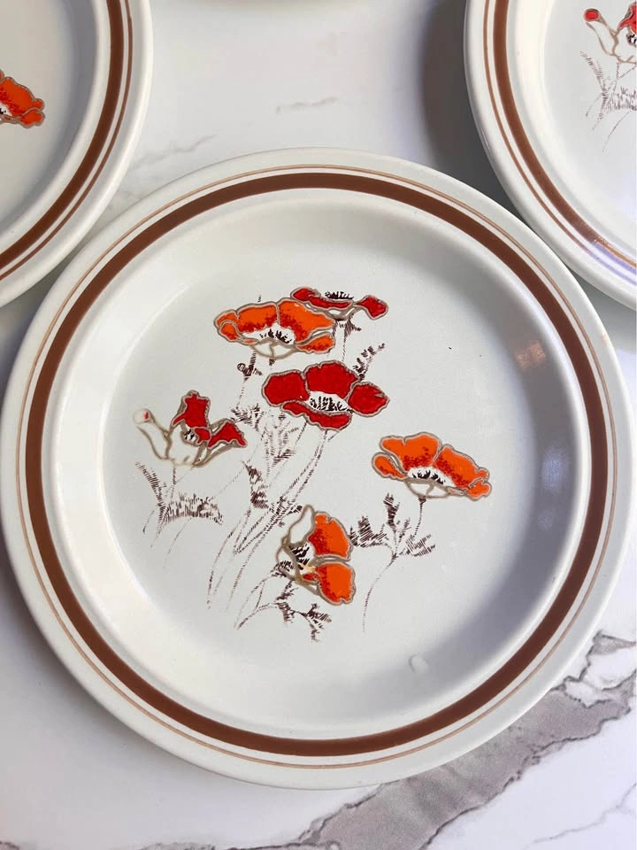 Vintage Royal Doulton Fieldflower Plates - Set of 4 - photo 3