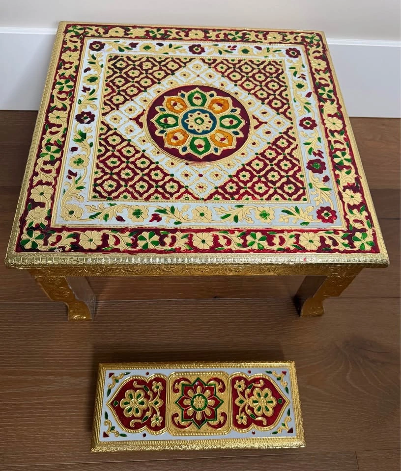 Mayian Bench and phatti (foot piece), brand new - photo 2