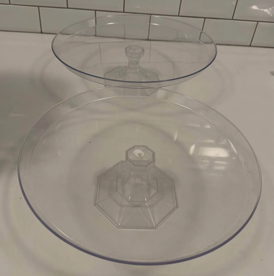 2 piece Clear cake or cupcake holder - photo 3