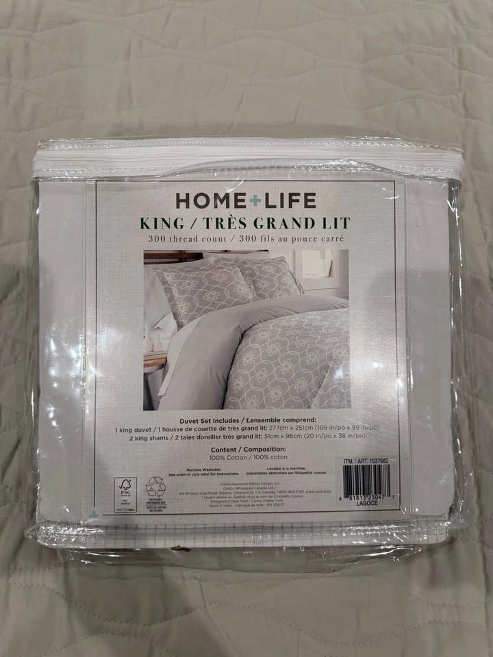 King Size 3 piece Duvet Set, comes with Duvet cover and 2 Pillow - photo 4