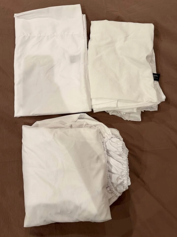Twin XL White Bed Sheets by Bloom - photo 2