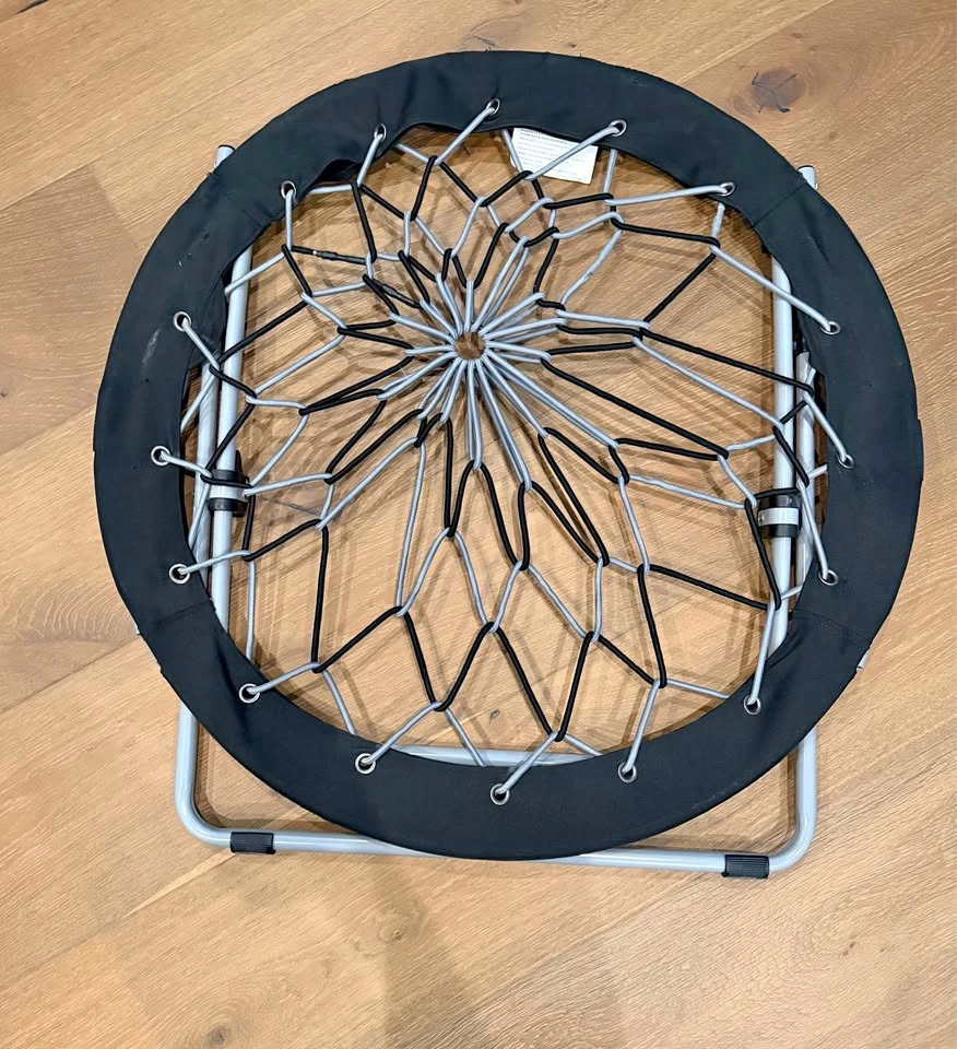 Black Trampoline Bouncy chair