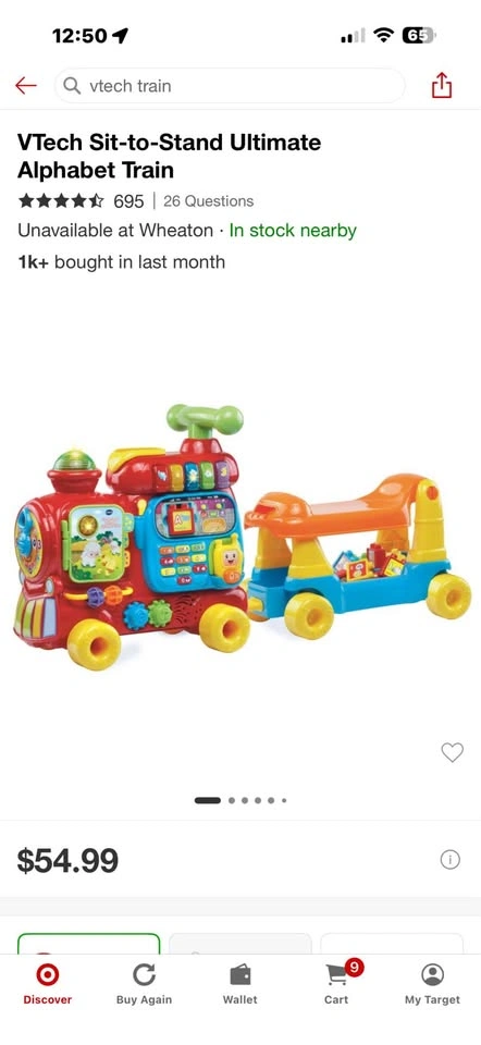 Vtech Sit-to-Stand Train - photo 2