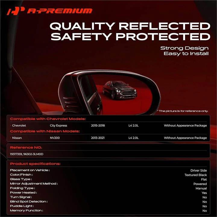 Driver Side Power Door Mirror - photo 4