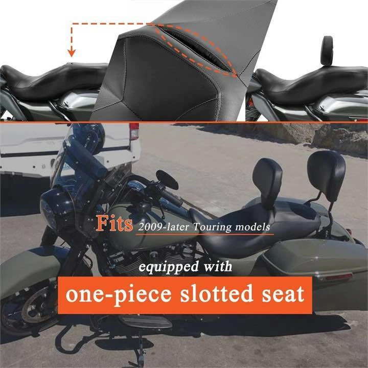 Detachable Plug-in Driver Backrest Pad / Mounting Kit for Harley - photo 2