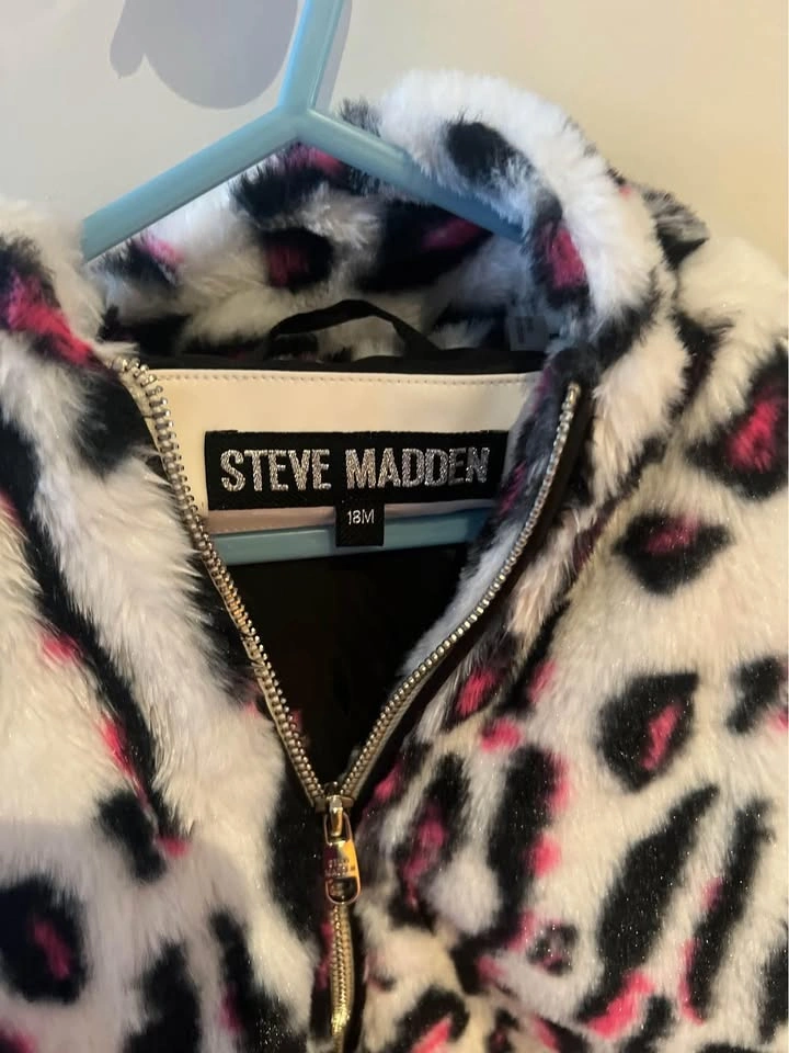 Steve Madden Toddler Girl Winter Coat Size 24M New - photo 3