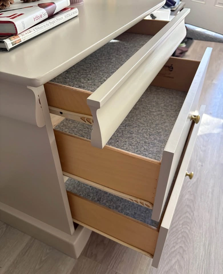Refinished Huppé Nightstand – Solid Wood with Hidden Drawer - photo 3