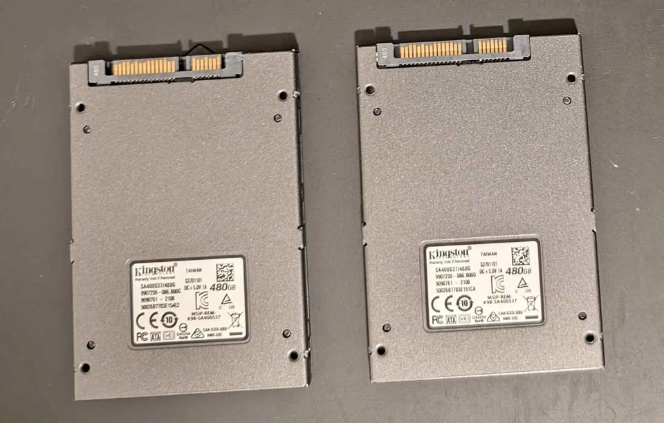 Kingston A400 480GB SATA 2.5" SSDs
