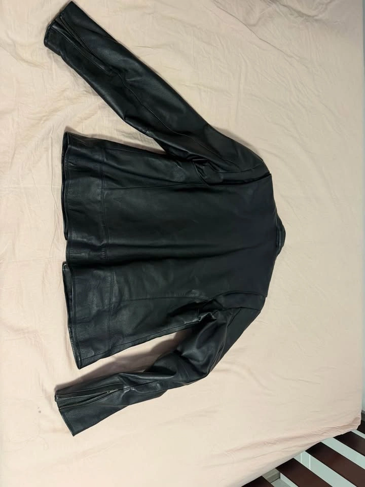 Vintage VP Montana Women's Leather Motorcycle Jacket - Size L - photo 2