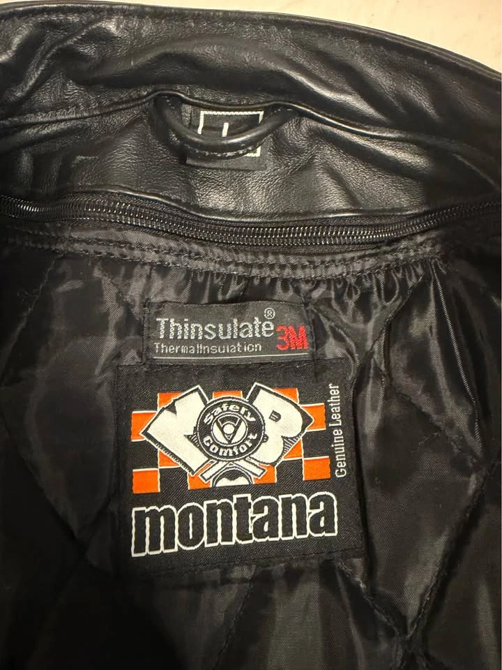 Vintage VP Montana Women's Leather Motorcycle Jacket - Size L - photo 4