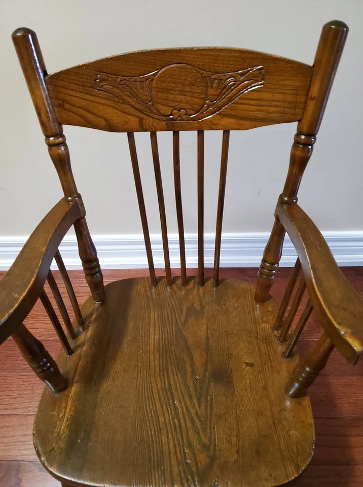 Vintage Child's Rocking Chair (Heirloom) - photo 3
