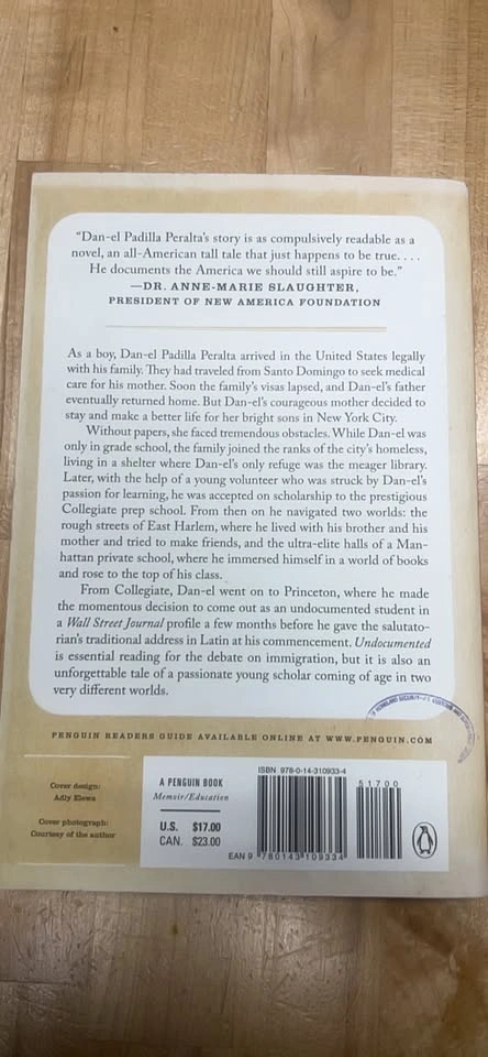 Undocumented by Dan-el Padilla Peralta Book - photo 2