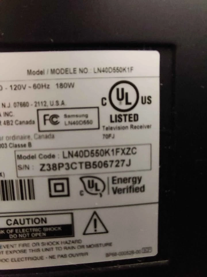 40 Inch Samsung LCD TV with Remote (Not Smart) - photo 3