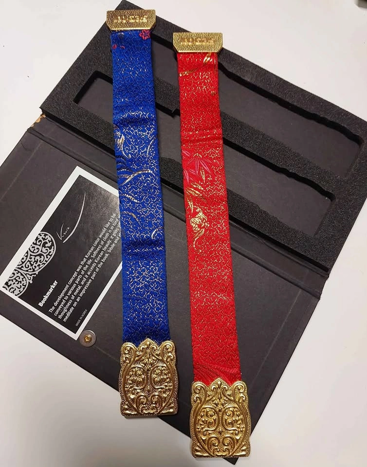 Vintage Korean Silk Bookmark, Kawa Korea Gift Set - photo 3