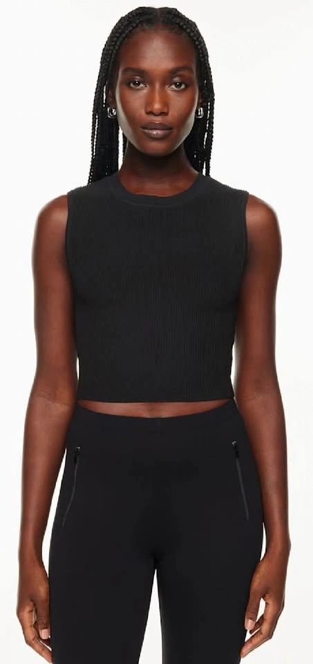 Aritzia Babaton Sculpt Knit Muscle Tank Black Size M - photo 2