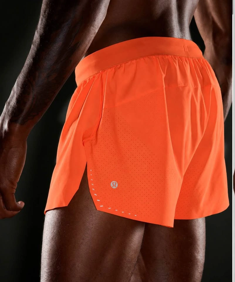Lululemon Fast and Free Reflective Short 3” Orange Men’s Medium - photo 2