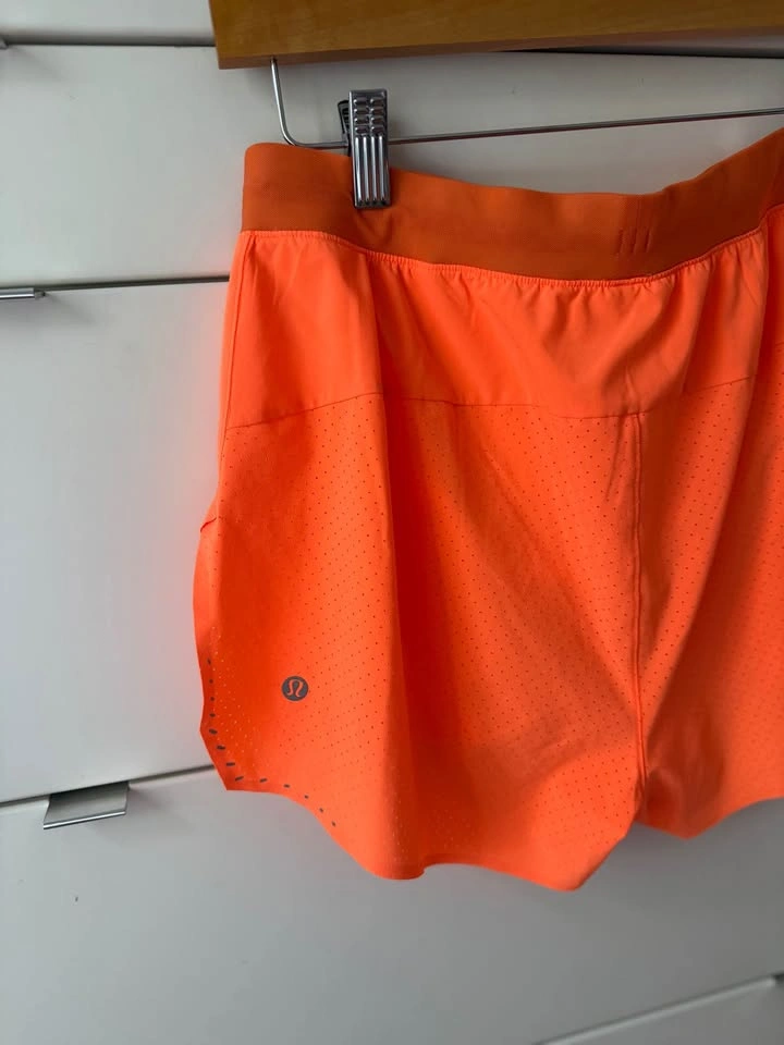 Lululemon Fast and Free Reflective Short 3” Orange Men’s Medium - photo 5