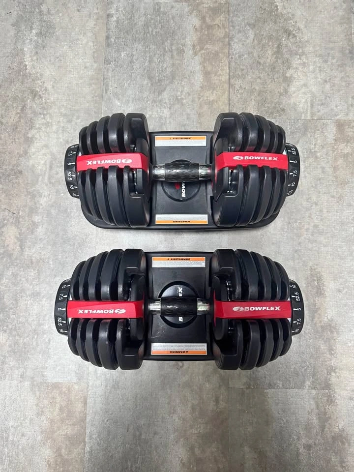Bowflex adjustable dumbbells