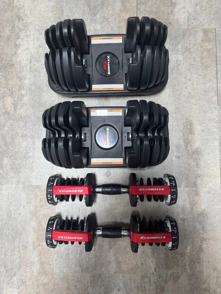 Bowflex adjustable dumbbells - photo 3