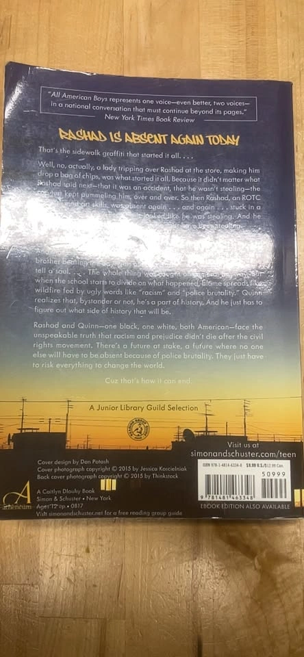 All American Boys Paperback Book by Jason Reynolds - photo 2