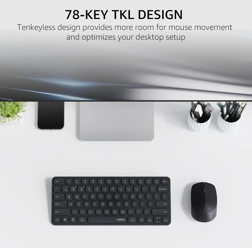 RAPOO 9010M Wireless Keyboard & Mouse Combo - photo 3