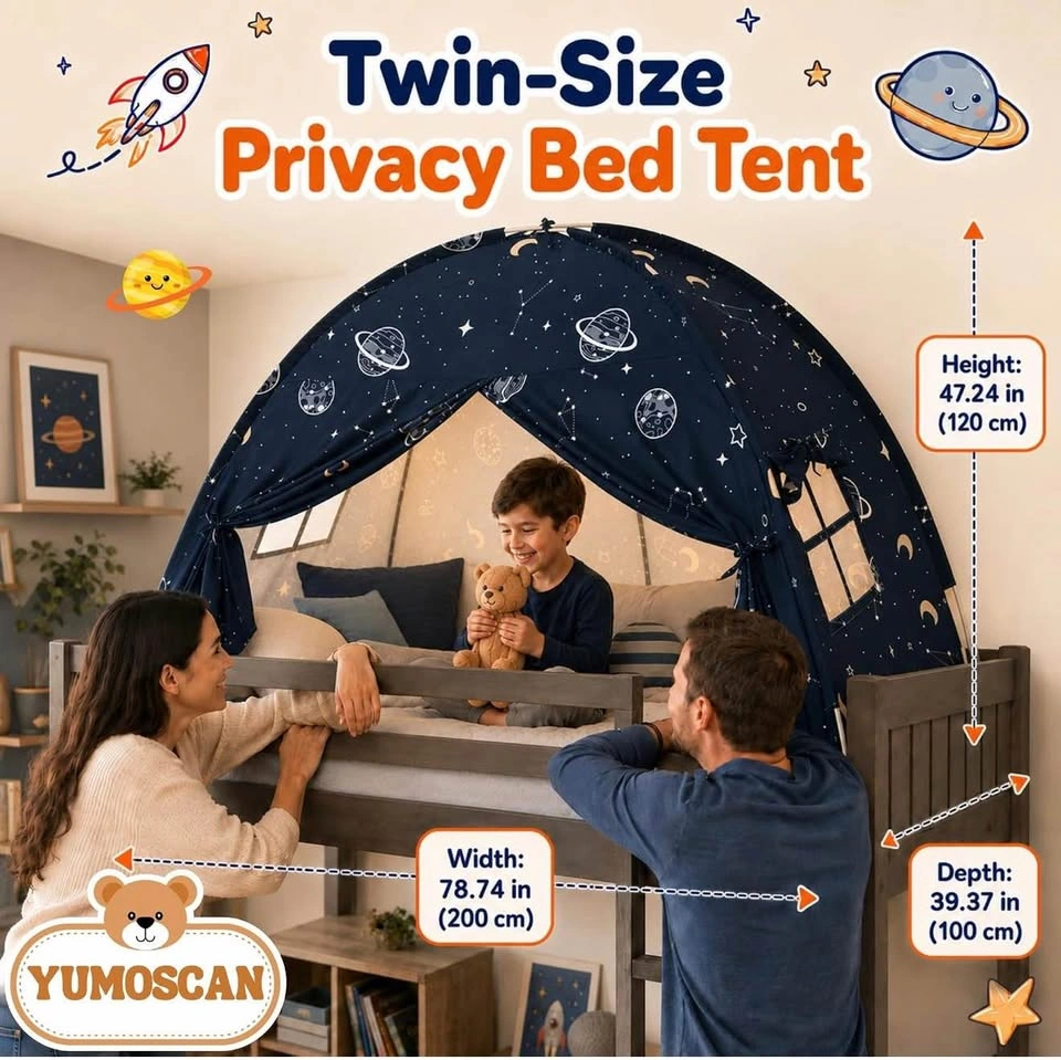 Galaxy Kids Play Tent – Foldable Indoor/Outdoor Playhouse - photo 2