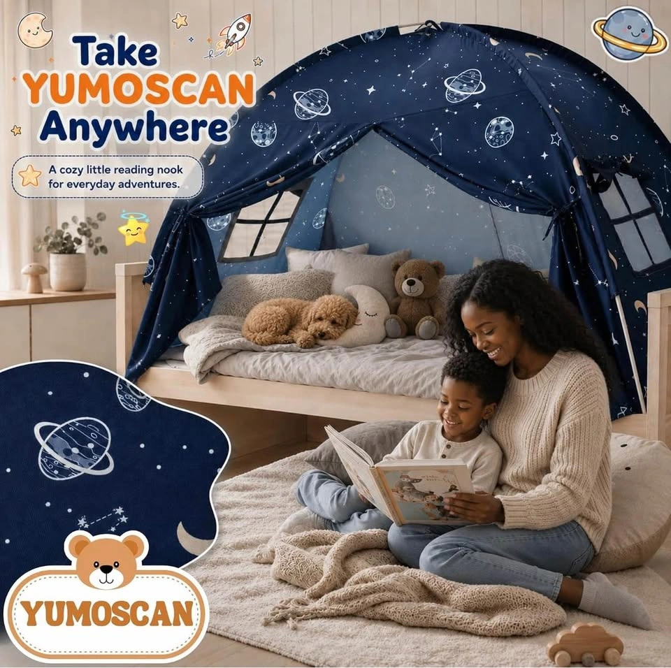 Galaxy Kids Play Tent – Foldable Indoor/Outdoor Playhouse - photo 3
