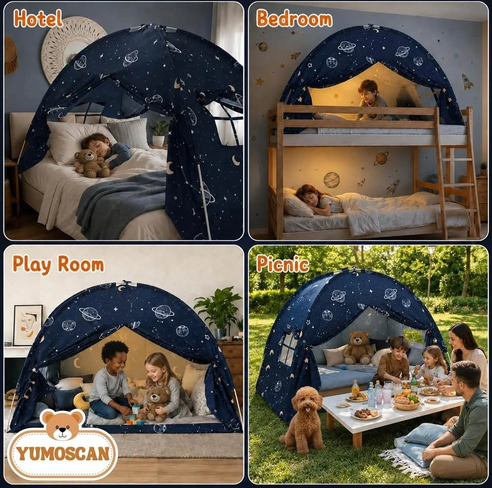 Galaxy Kids Play Tent – Foldable Indoor/Outdoor Playhouse - photo 5